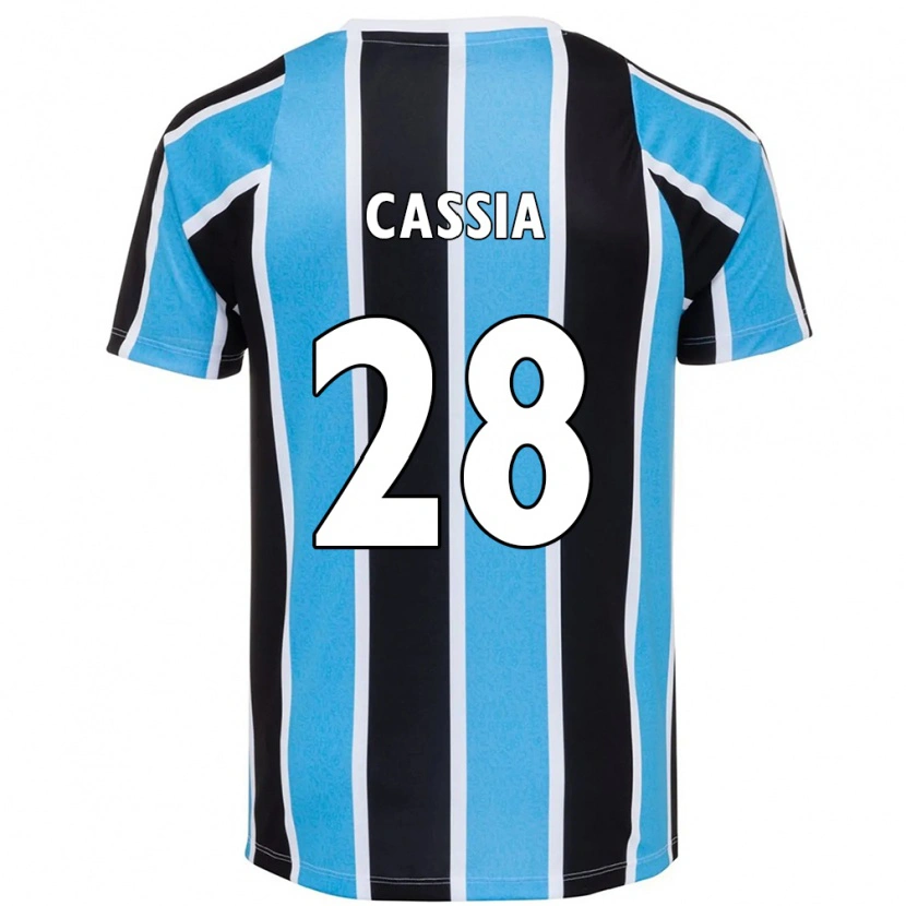 Danxen Dames Cássia #28 Blauw Zwart Wit Thuisshirt Thuistenue 2025/26 T-Shirt