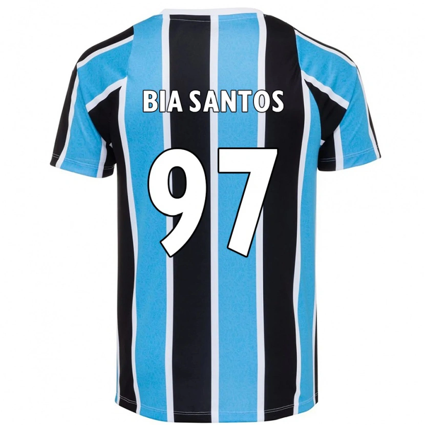 Danxen Dames Bia Santos #97 Blauw Zwart Wit Thuisshirt Thuistenue 2025/26 T-Shirt
