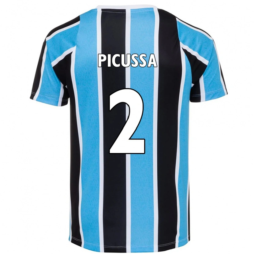 Danxen Dames Andressa Herminia Gelenski Picussa #2 Blauw Zwart Wit Thuisshirt Thuistenue 2025/26 T-Shirt