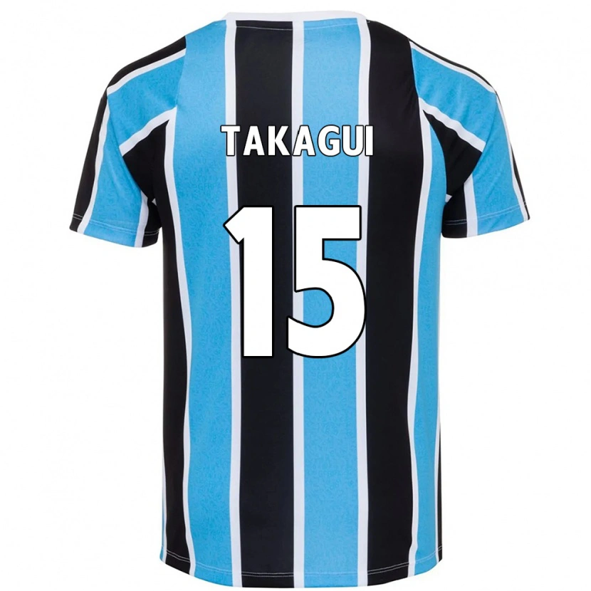 Danxen Dames Ana Tiemi Takagui #15 Blauw Zwart Wit Thuisshirt Thuistenue 2025/26 T-Shirt