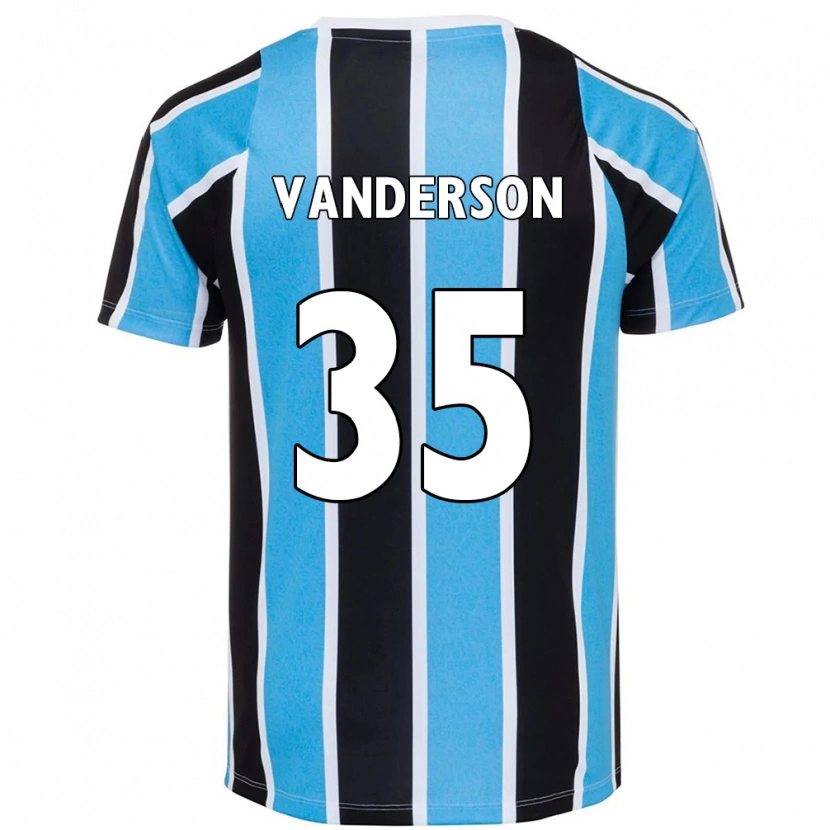Danxen Dames Vanderson #35 Blauw Zwart Wit Thuisshirt Thuistenue 2025/26 T-Shirt