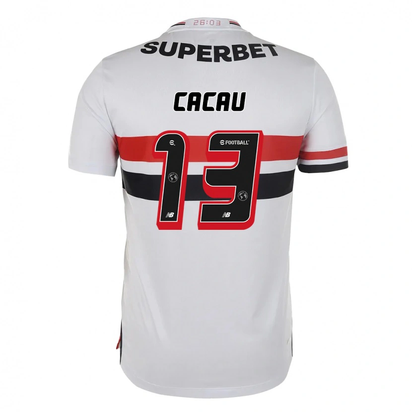 Danxen Dames Cacau #13 Rood Zwart Wit Thuisshirt Thuistenue 2025/26 T-Shirt