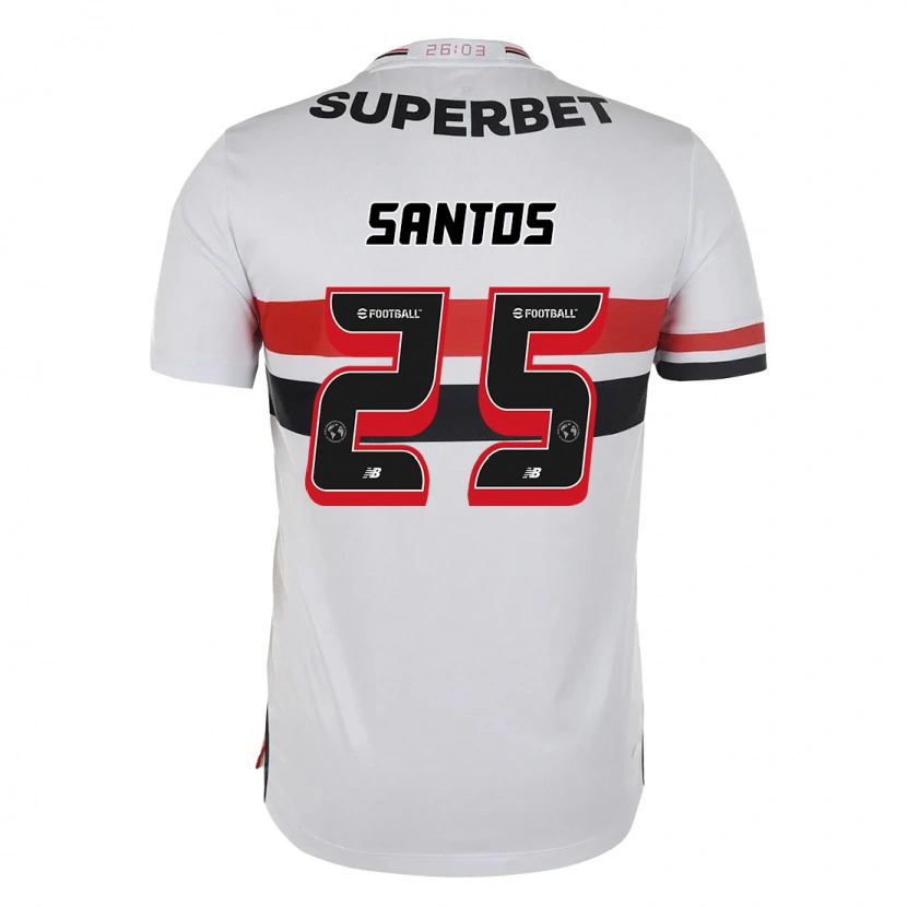 Danxen Dames Mariana Santos #25 Rood Zwart Wit Thuisshirt Thuistenue 2025/26 T-Shirt