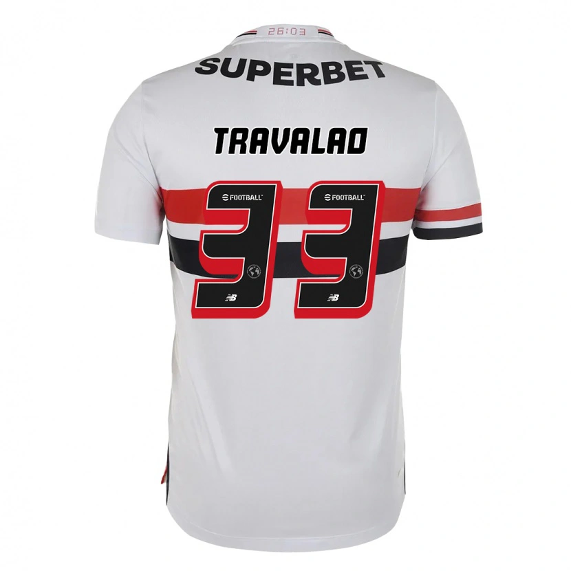 Danxen Dames Rafa Travalão #33 Rood Zwart Wit Thuisshirt Thuistenue 2025/26 T-Shirt