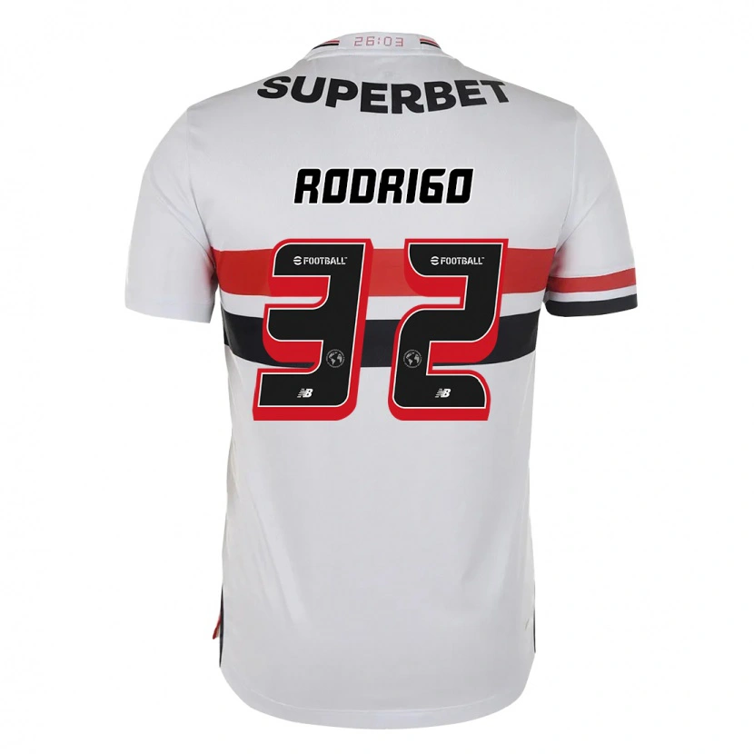Danxen Dames Rodrigo #32 Rood Zwart Wit Thuisshirt Thuistenue 2025/26 T-Shirt