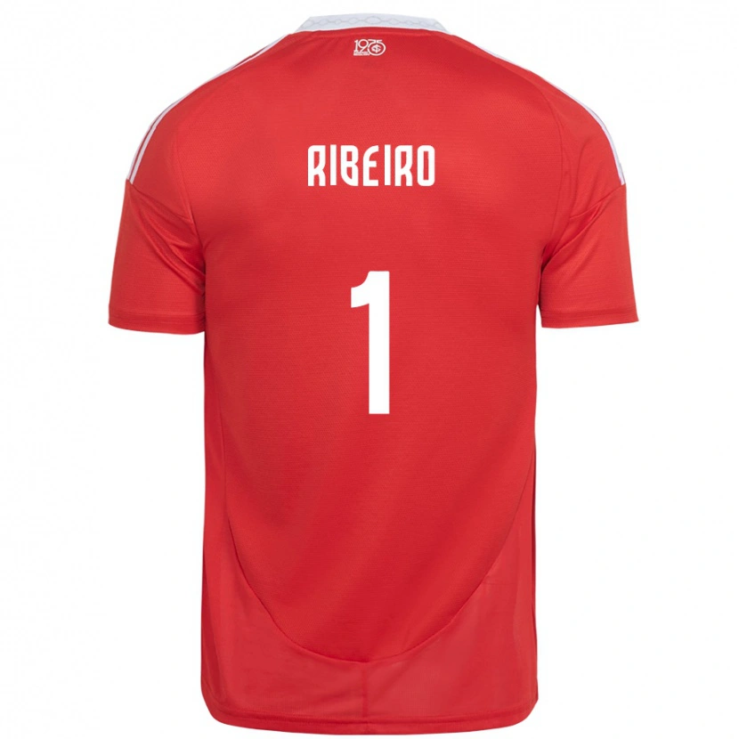 Danxen Dames Mari Ribeiro #1 Rood Wit Thuisshirt Thuistenue 2025/26 T-Shirt