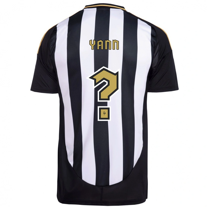Danxen Dames Yann Neves #0 Wit Zwart Thuisshirt Thuistenue 2025/26 T-Shirt