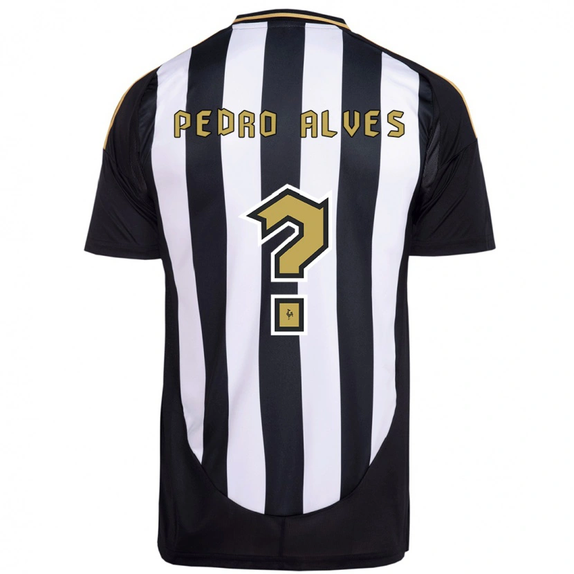 Danxen Dames Pedro Alves #0 Wit Zwart Thuisshirt Thuistenue 2025/26 T-Shirt