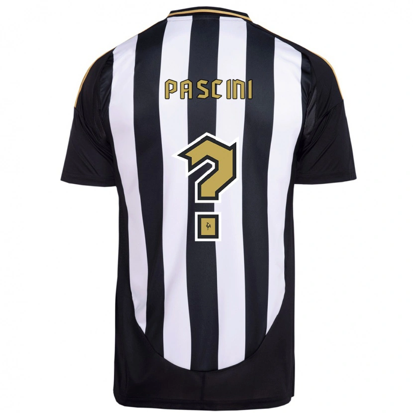 Danxen Dames Kauã Pascini #0 Wit Zwart Thuisshirt Thuistenue 2025/26 T-Shirt
