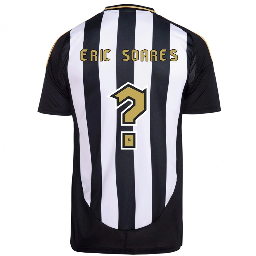 Danxen Dames Eric Soares #0 Wit Zwart Thuisshirt Thuistenue 2025/26 T-Shirt