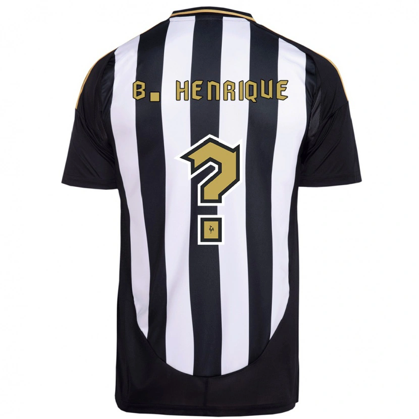 Danxen Dames Bruno Henrique #0 Wit Zwart Thuisshirt Thuistenue 2025/26 T-Shirt