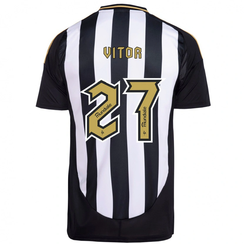 Danxen Dames Paulo Vitor #27 Wit Zwart Thuisshirt Thuistenue 2025/26 T-Shirt