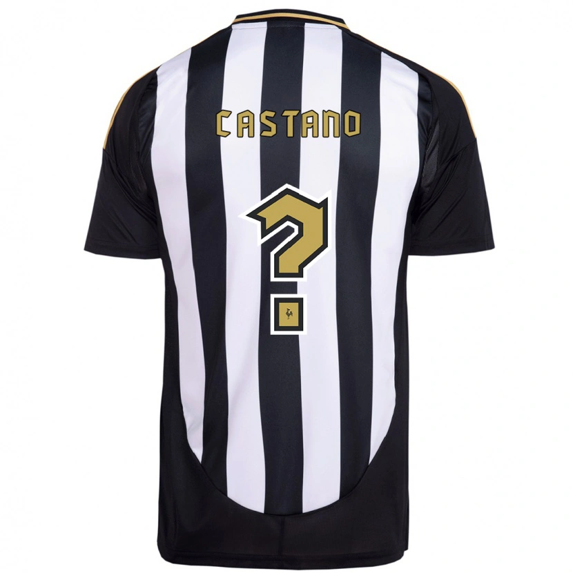 Danxen Dames Stefany Castaño #0 Wit Zwart Thuisshirt Thuistenue 2025/26 T-Shirt