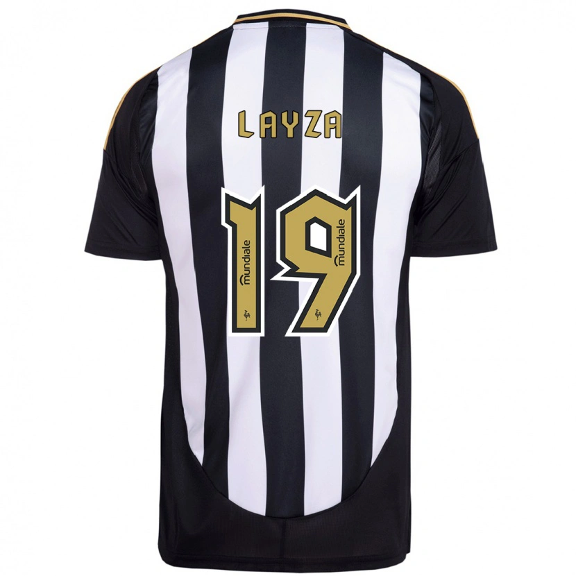 Danxen Dames Layza #19 Wit Zwart Thuisshirt Thuistenue 2025/26 T-Shirt