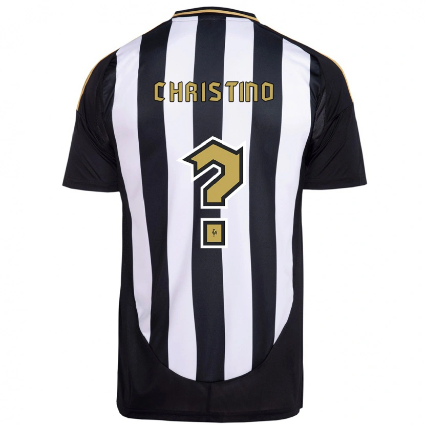 Danxen Dames Guilherme Christino #0 Wit Zwart Thuisshirt Thuistenue 2025/26 T-Shirt