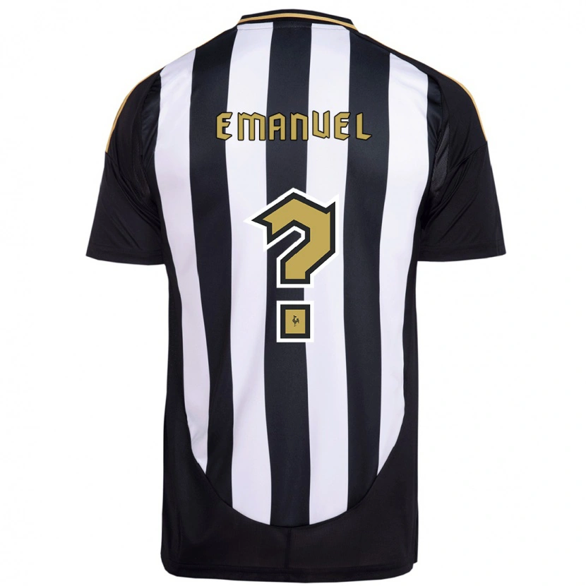 Danxen Dames Emanuel #0 Wit Zwart Thuisshirt Thuistenue 2025/26 T-Shirt