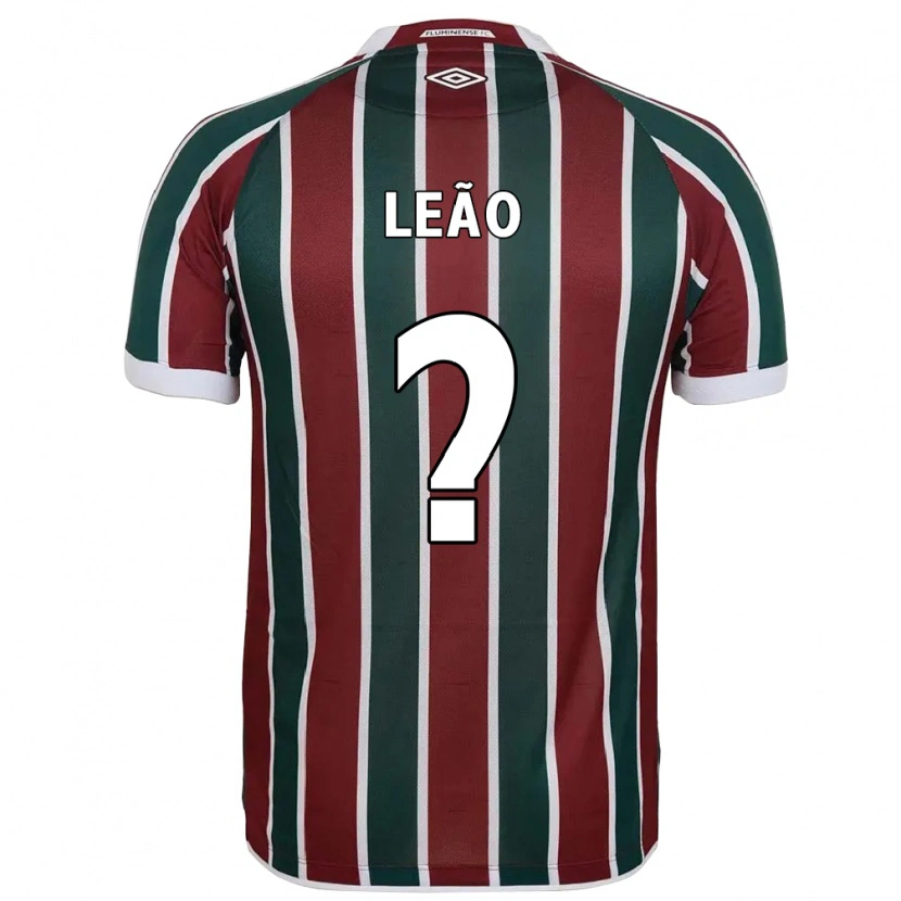 Danxen Dames Caio Leão #0 Groen Maroon Wit Thuisshirt Thuistenue 2025/26 T-Shirt