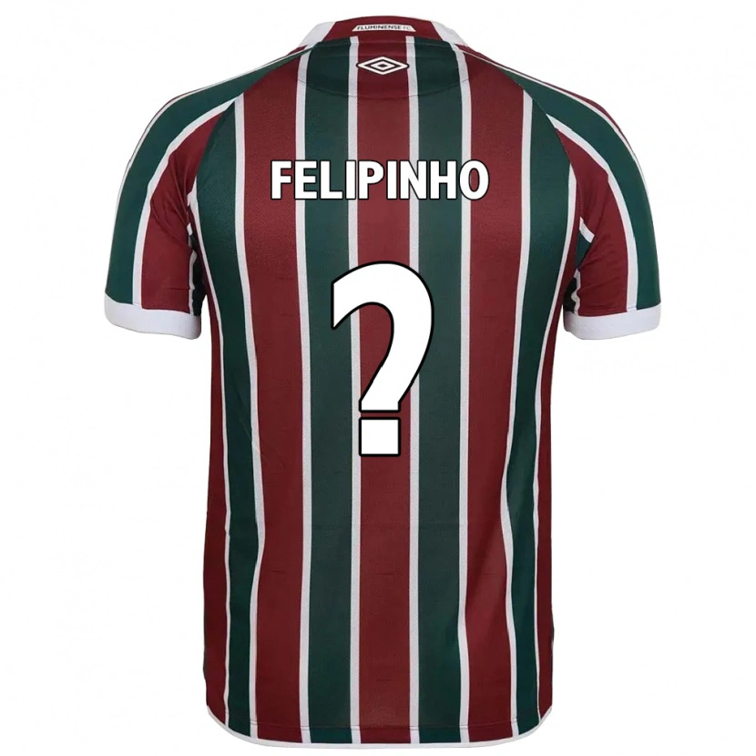 Danxen Dames Felipinho #0 Groen Maroon Wit Thuisshirt Thuistenue 2025/26 T-Shirt