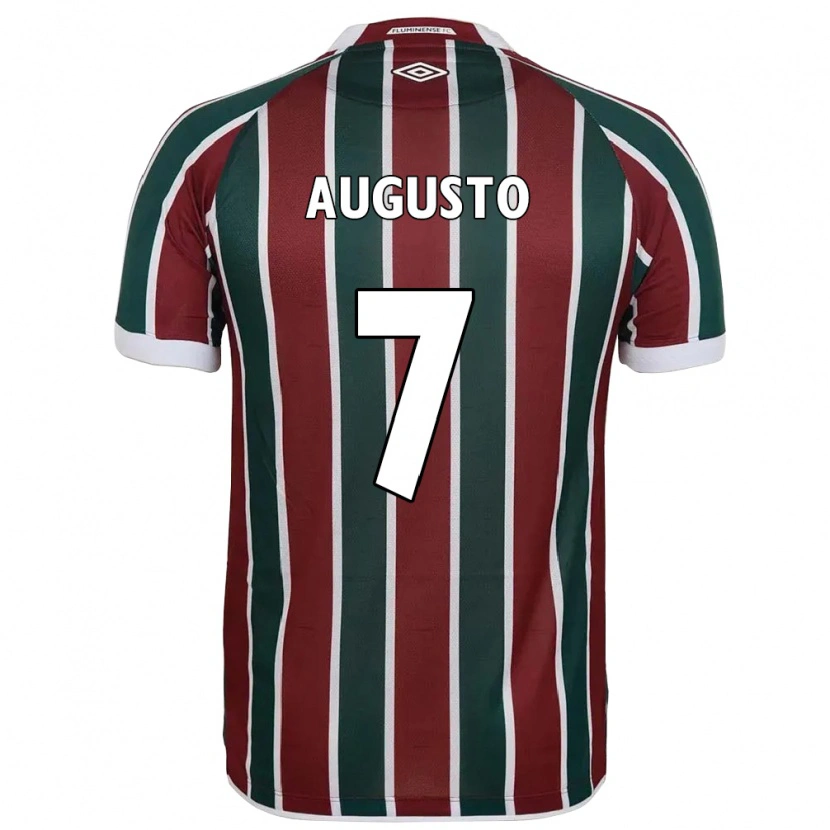 Danxen Dames Renato Augusto #7 Groen Maroon Wit Thuisshirt Thuistenue 2025/26 T-Shirt