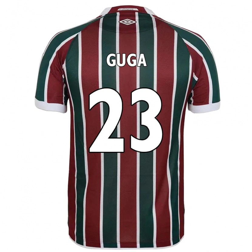 Danxen Dames Guga #23 Groen Maroon Wit Thuisshirt Thuistenue 2025/26 T-Shirt
