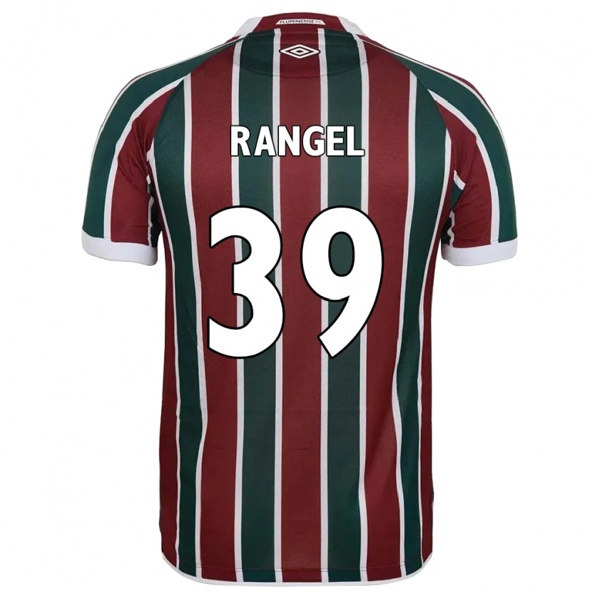 Danxen Dames Pedro Rangel #39 Groen Maroon Wit Thuisshirt Thuistenue 2025/26 T-Shirt