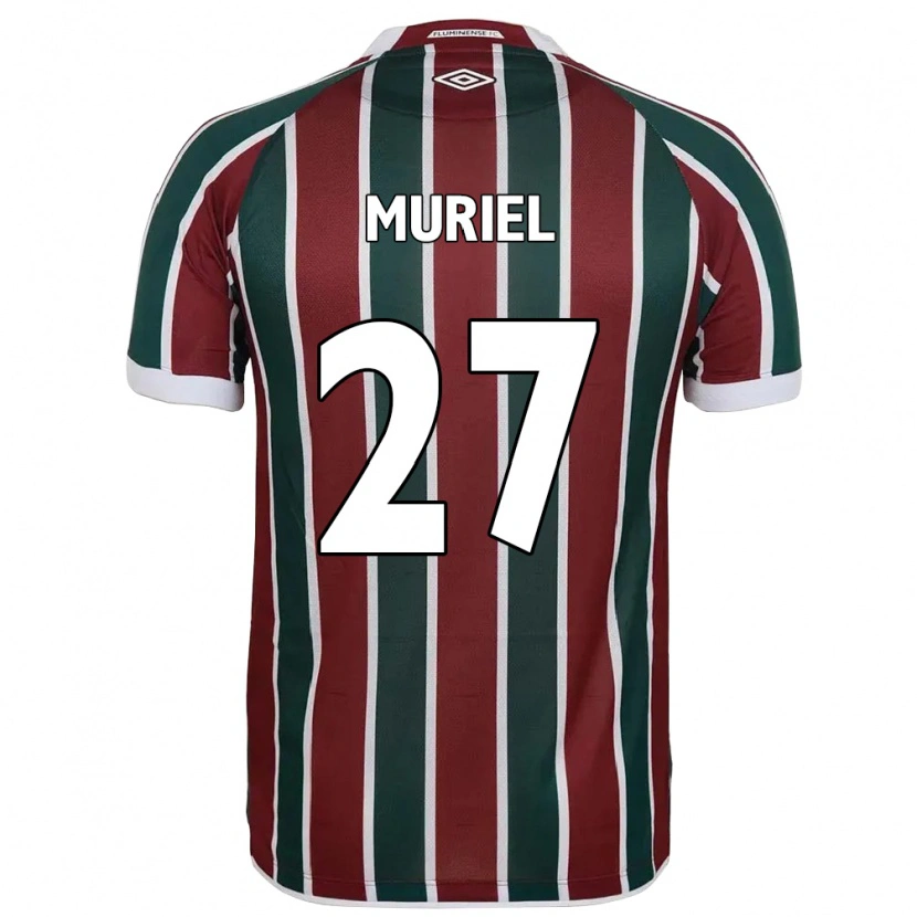 Danxen Dames Muriel #27 Groen Maroon Wit Thuisshirt Thuistenue 2025/26 T-Shirt