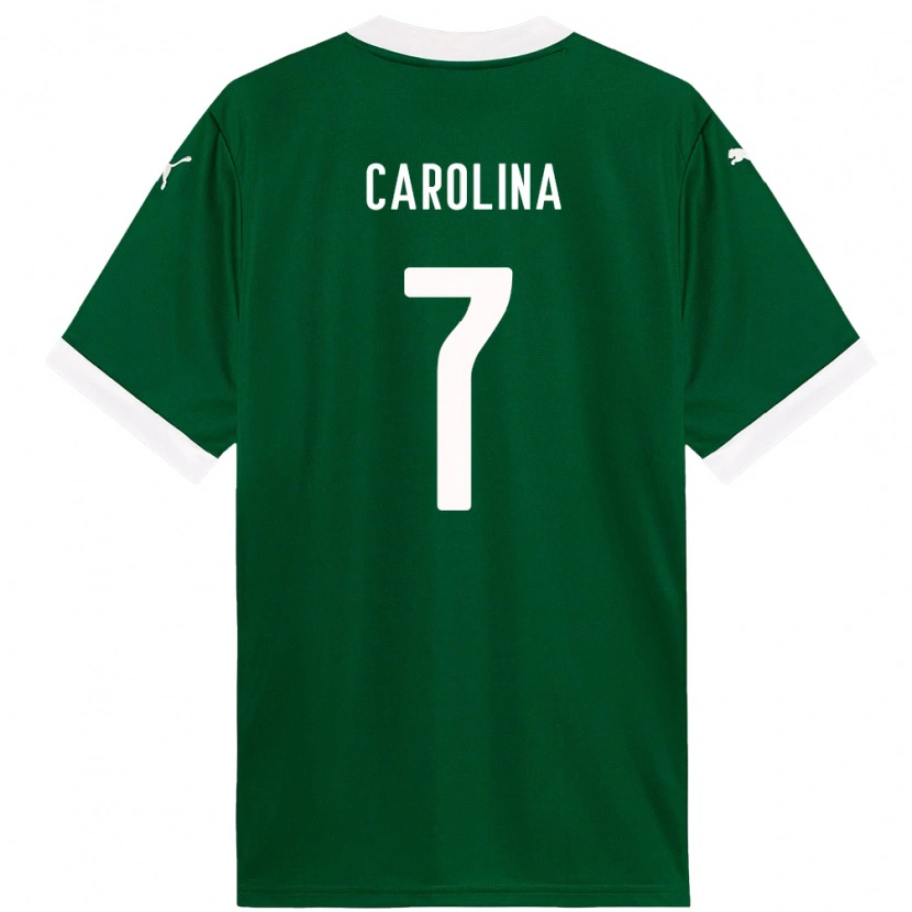 Danxen Dames Brena Carolina #7 Groen Wit Thuisshirt Thuistenue 2025/26 T-Shirt