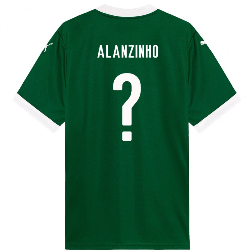 Danxen Dames Alanzinho #0 Groen Wit Thuisshirt Thuistenue 2025/26 T-Shirt