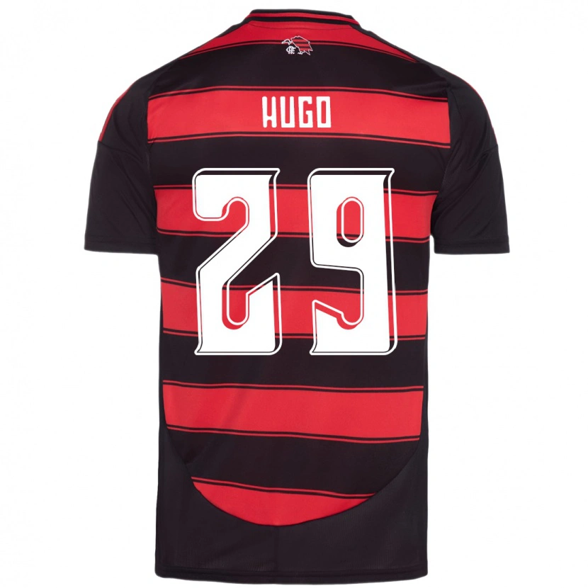 Danxen Dames Victor Hugo #29 Rood Zwart Thuisshirt Thuistenue 2025/26 T-Shirt