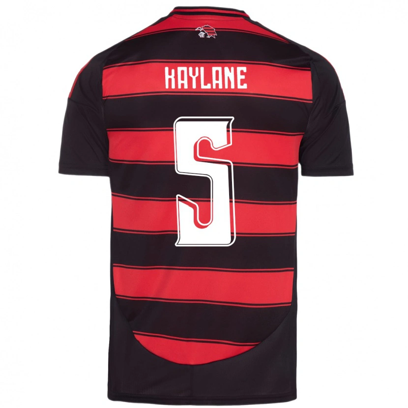 Danxen Dames Kaylane #5 Rood Zwart Thuisshirt Thuistenue 2025/26 T-Shirt