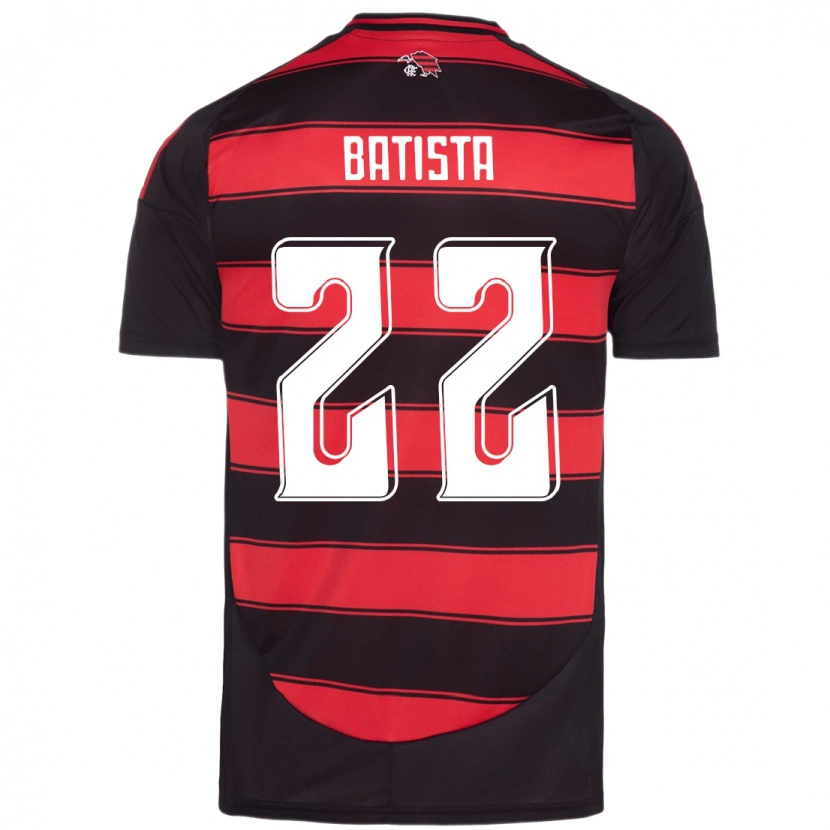 Danxen Dames Gabriel Batista #22 Rood Zwart Thuisshirt Thuistenue 2025/26 T-Shirt