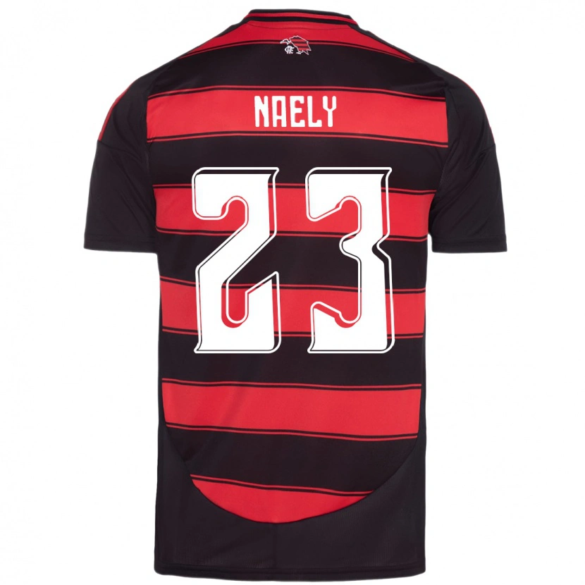 Danxen Dames Naely #23 Rood Zwart Thuisshirt Thuistenue 2025/26 T-Shirt