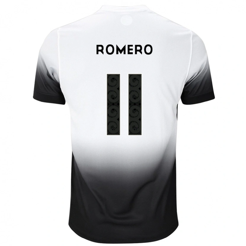 Danxen Dames Ángel Romero #11 Wit Zwart Thuisshirt Thuistenue 2025/26 T-Shirt