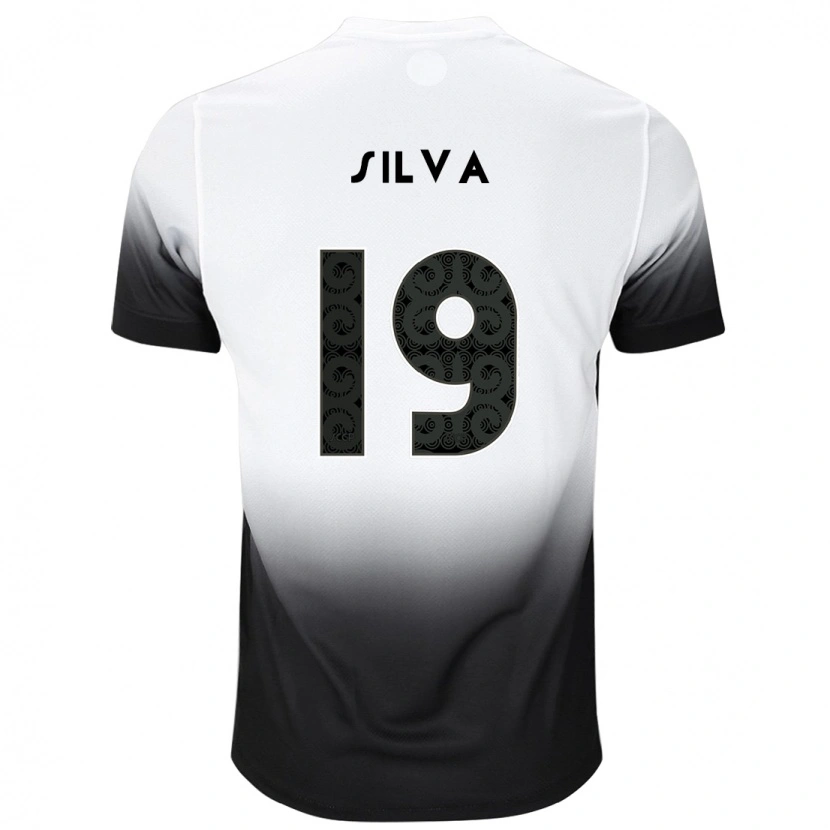 Danxen Dames Gustavo Silva #19 Wit Zwart Thuisshirt Thuistenue 2025/26 T-Shirt