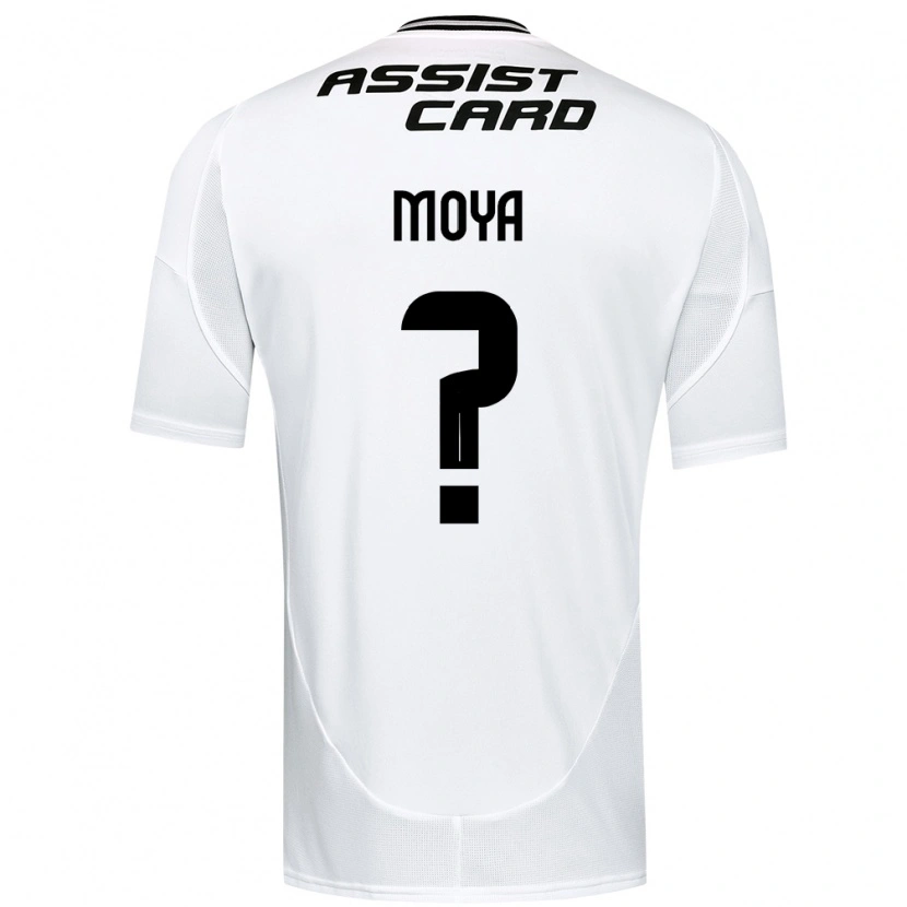 Danxen Dames Matías Moya #0 Zwart Wit Geel Thuisshirt Thuistenue 2025/26 T-Shirt