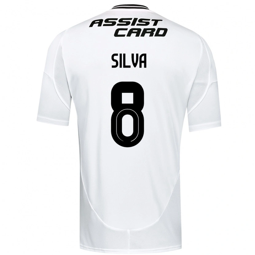 Danxen Dames Bastián Silva #8 Zwart Wit Geel Thuisshirt Thuistenue 2025/26 T-Shirt