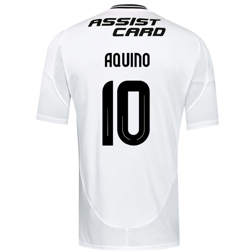 Danxen Dames Claudio Aquino #10 Zwart Wit Geel Thuisshirt Thuistenue 2025/26 T-Shirt