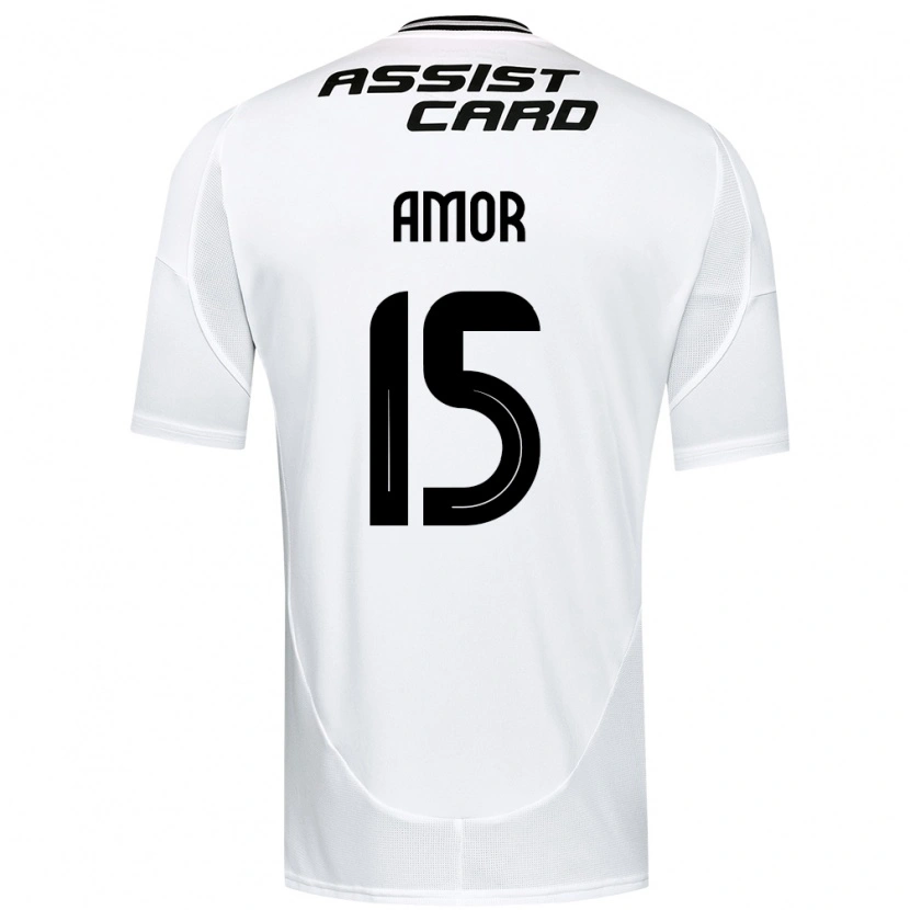 Danxen Dames Emiliano Amor #15 Zwart Wit Geel Thuisshirt Thuistenue 2025/26 T-Shirt