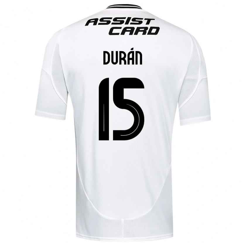 Danxen Dames José Durán #15 Zwart Wit Geel Thuisshirt Thuistenue 2025/26 T-Shirt
