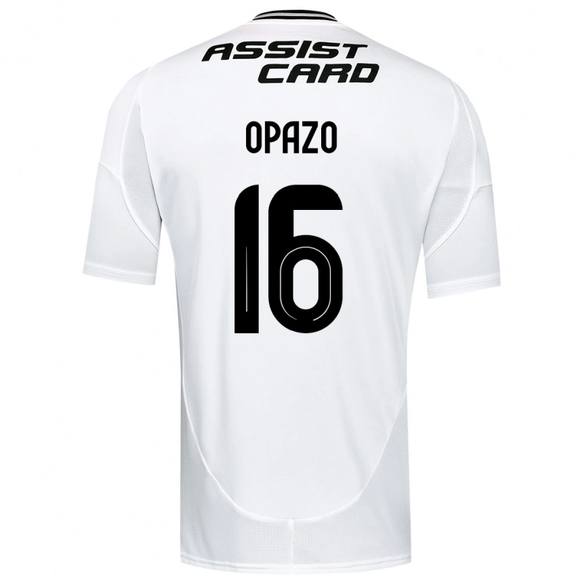 Danxen Dames Óscar Opazo #16 Zwart Wit Geel Thuisshirt Thuistenue 2025/26 T-Shirt