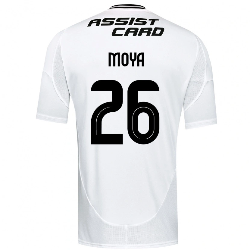Danxen Dames Matías Moya #26 Zwart Wit Geel Thuisshirt Thuistenue 2025/26 T-Shirt