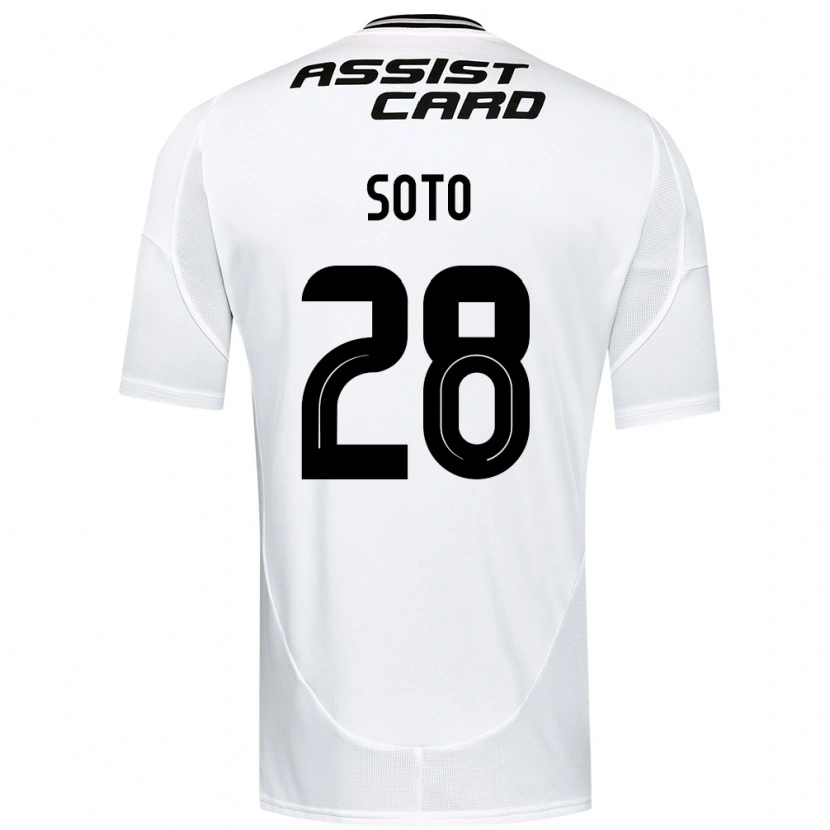 Danxen Dames Lucas Soto #28 Zwart Wit Geel Thuisshirt Thuistenue 2025/26 T-Shirt