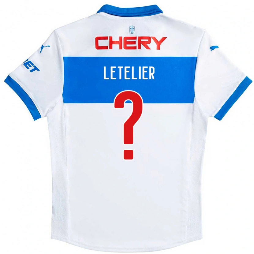 Danxen Dames Nicolás Letelier #0 Zwart Blauw Thuisshirt Thuistenue 2025/26 T-Shirt