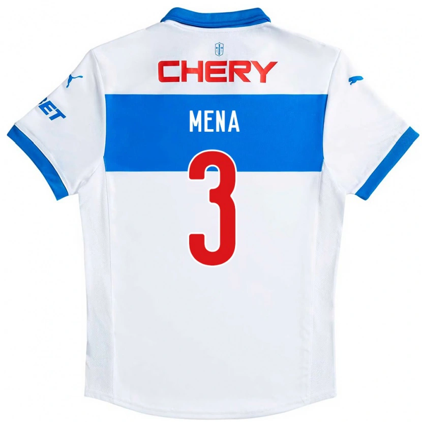 Danxen Dames Eugenio Mena #3 Zwart Blauw Thuisshirt Thuistenue 2025/26 T-Shirt