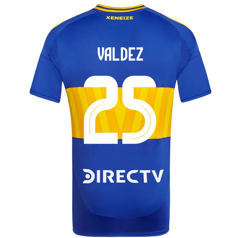 Danxen Dames Bruno Valdez #25 Koningsblauw Geel Thuisshirt Thuistenue 2025/26 T-Shirt