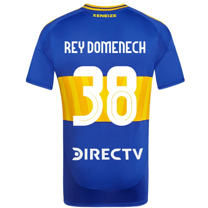 Danxen Dames Camilo Rey Domenech #38 Koningsblauw Geel Thuisshirt Thuistenue 2025/26 T-Shirt