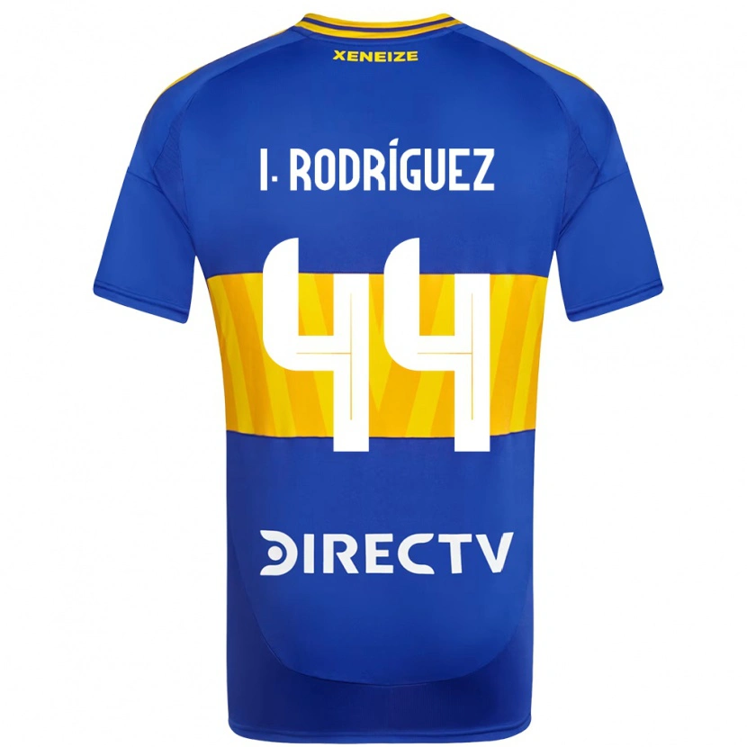 Danxen Dames Ignacio Rodríguez #44 Koningsblauw Geel Thuisshirt Thuistenue 2025/26 T-Shirt