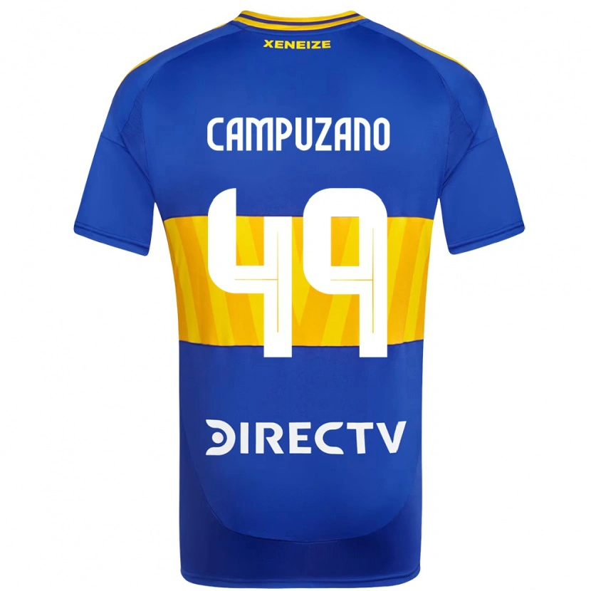 Danxen Dames Jorman Campuzano #49 Koningsblauw Geel Thuisshirt Thuistenue 2025/26 T-Shirt