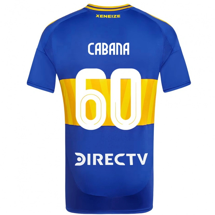 Danxen Dames Juan Pablo Cabana #60 Koningsblauw Geel Thuisshirt Thuistenue 2025/26 T-Shirt