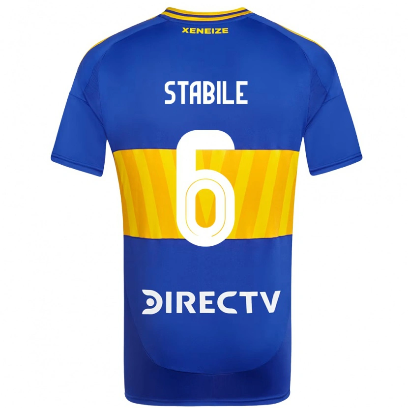Danxen Dames Eliana Stábile #6 Koningsblauw Geel Thuisshirt Thuistenue 2025/26 T-Shirt